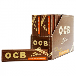 OCB Slim Virgin Papers King Size Papīri + Filtri 32gab